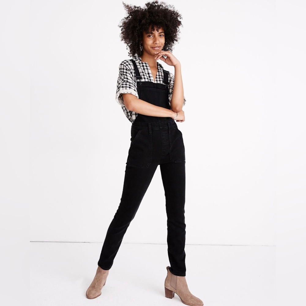Madewell Skinny Overalls in Lunar Wash